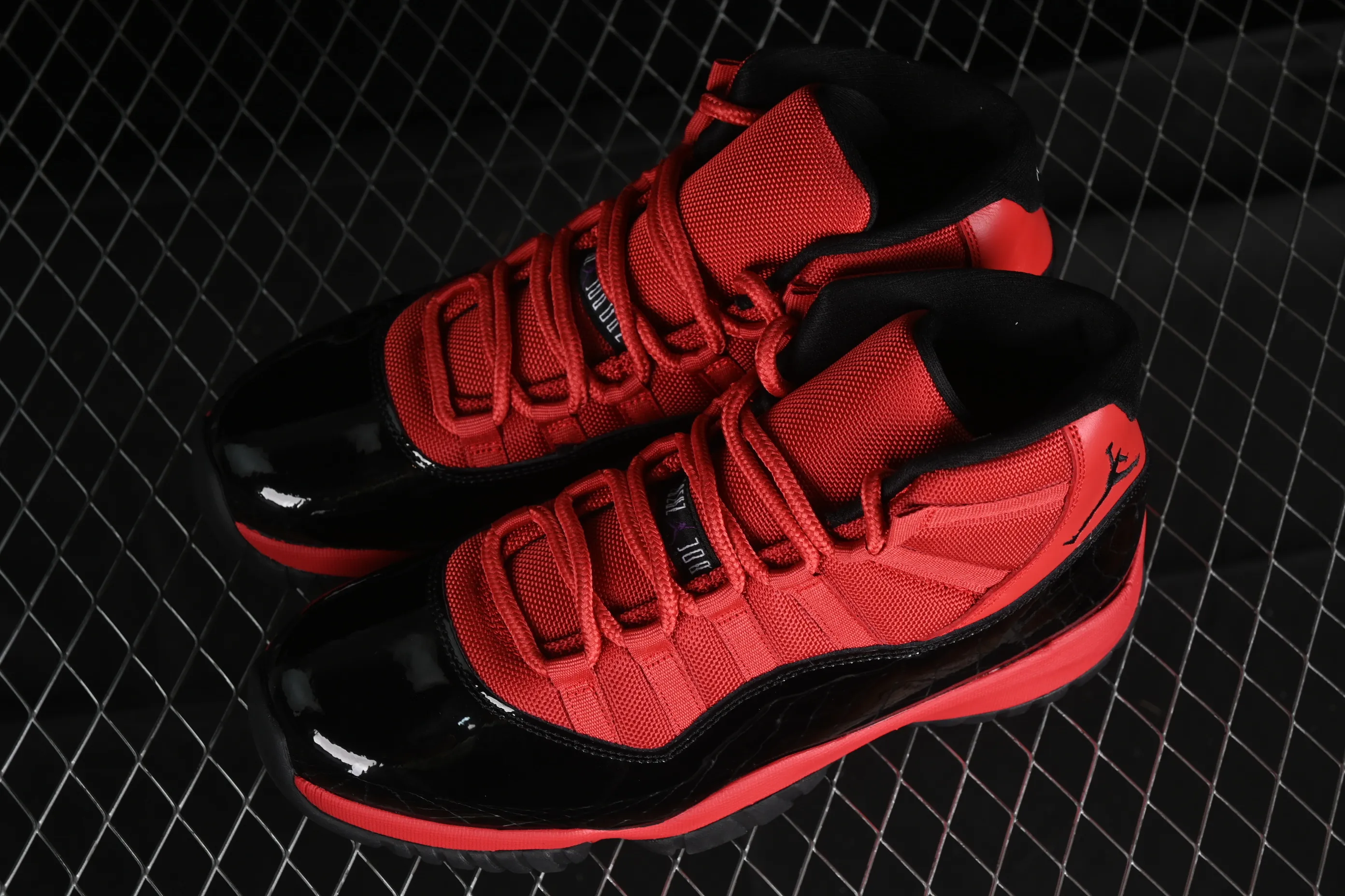 All categories Air Jordan Jordan series basketball shoes Air Jordan 11 Air Jordan 11 Retro AJ11 Joe 11 black and red high-top basketball shoes CT8012-600